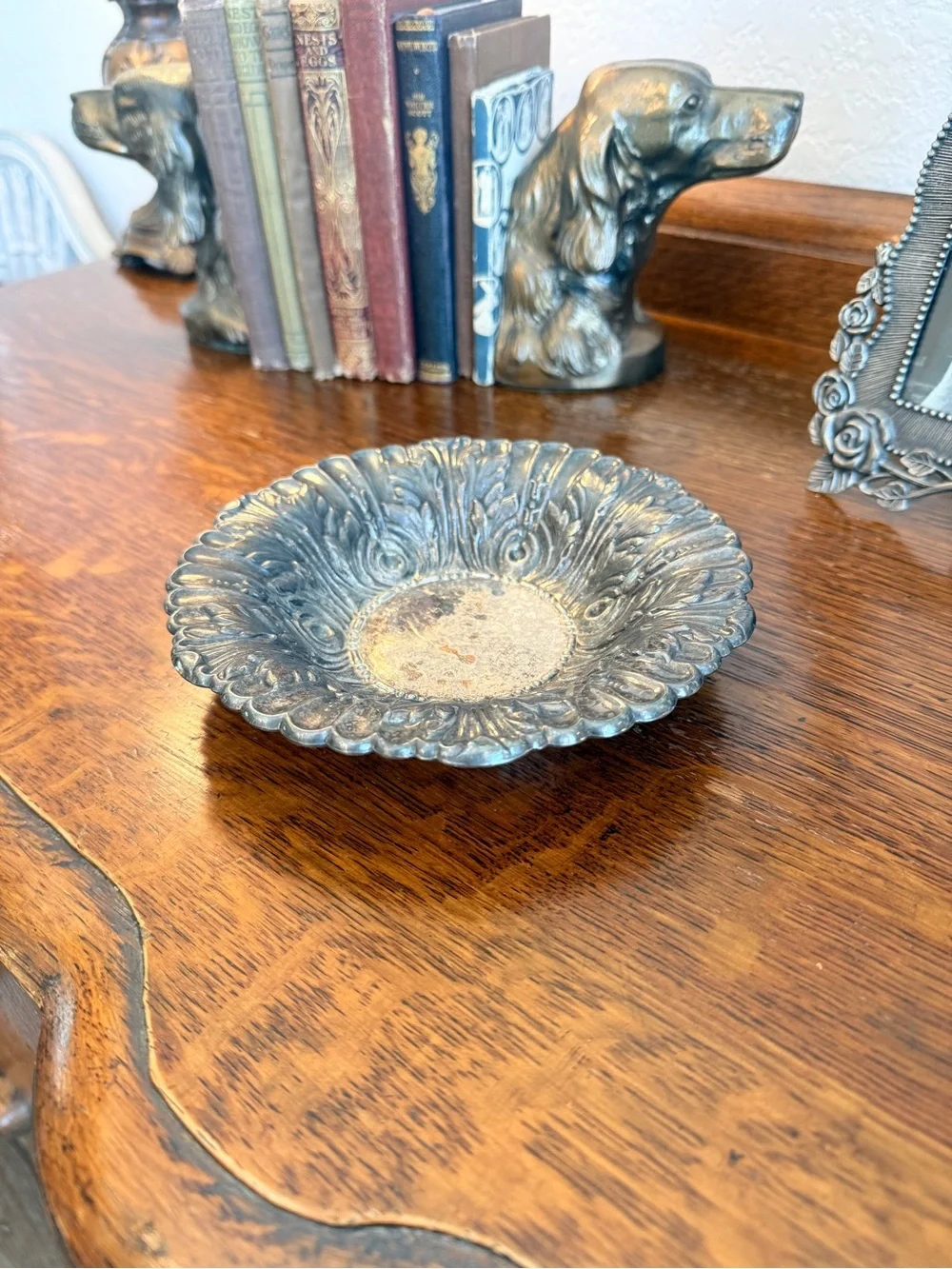 Vintage Towle Acanthus Leaf Bon Bon Dish – EP Silverplate – Model 4005